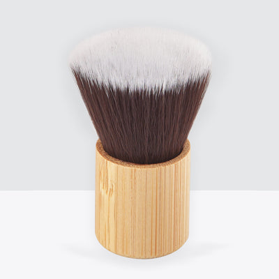 Brocha de Maquillaje Plana con Mango de Bambú
