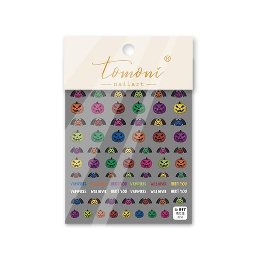 Pegatinas de Uñas Japonesas Estilo Cooperación - Diseño Calabaza Wansheng - Image 5