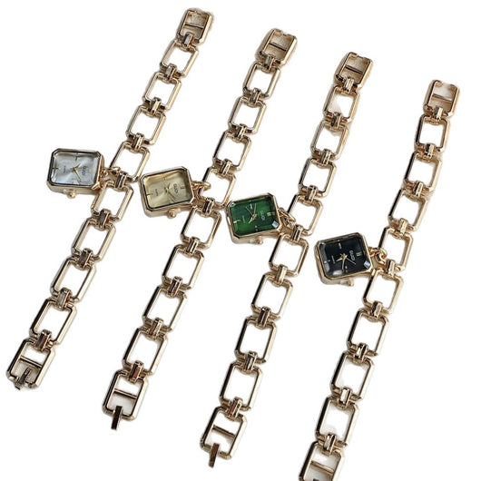 Reloj Cuadrado Elegante para Mujer con Dije y Pulsera Decorativa - Image 5