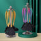 Set de 7 Piezas Sartén Antiadherente Wok con Espátula Acero Inoxidable y Soporte