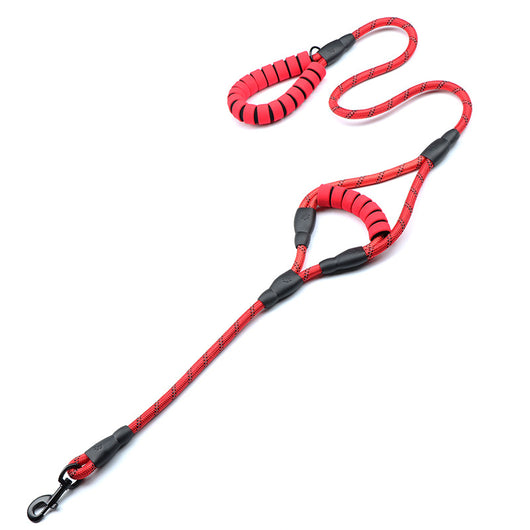 Cuerda Reflectante Tejida de Nylon con Doble Manija para Perros - Image 9
