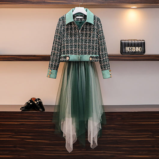 Vestido Occidental Dos Piezas Elegante y Ligero para Mujer - Image 3