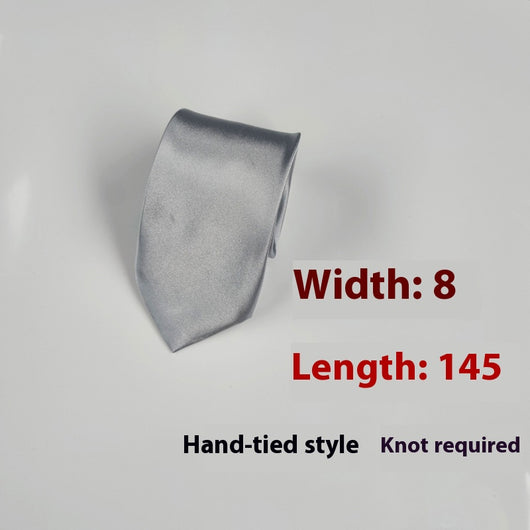 Corbata Negra Clásica Tejida a Mano de 8cm - Image 38