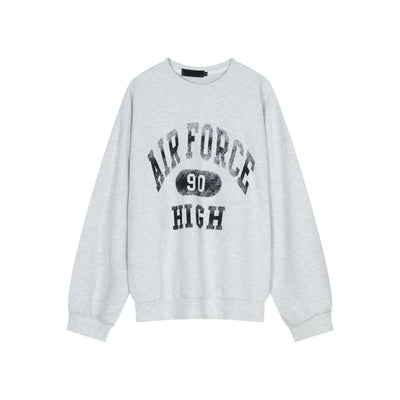 Sudadera Vintage con Estampado Alfabético para Hombre - Image 5