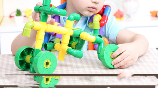 Juego de Bloques de Tuberías Ensamblables para Niños - Image 7