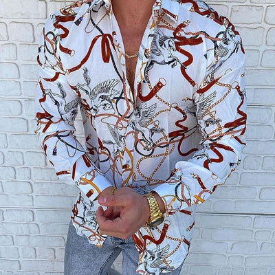 Camisa Casual Entallada de Manga Larga para Hombre - Image 25
