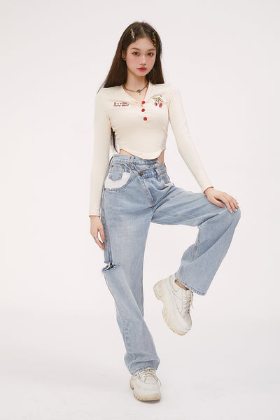Playera de Manga Larga Curved Swing Otoño - Image 3