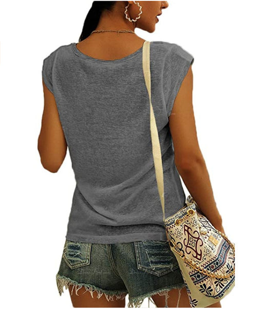Blusa Suelta con Cuello en V - Diseño Minimalista Europeo y Americano para Mujer - Image 29