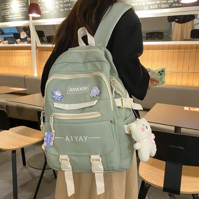 Mochila para Computadora de Gran Capacidad Estilo Japonés - Image 3
