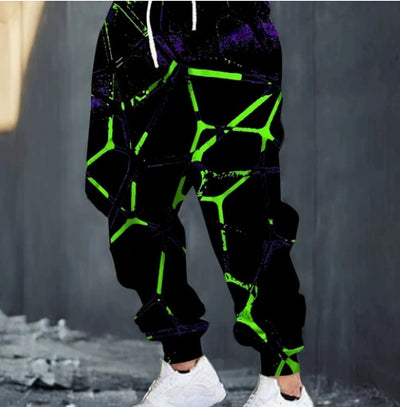 Pantalones de Chándal Hiphop con Estampado Digital para Hombre - Image 3