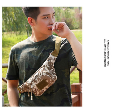 Riñonera Táctica Militar Camouflage - Mochila de Nylon para Deportes Outdoor - Image 13