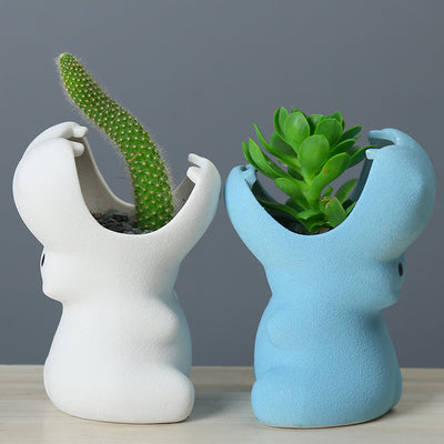Maceta Creativa de Suculentas con Diseño Floral - Image 9
