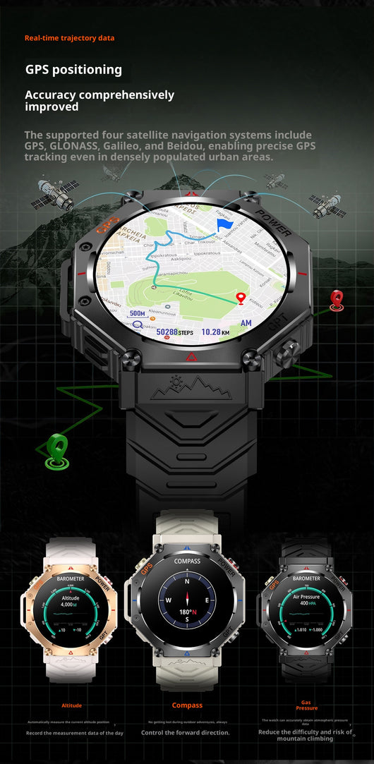 Reloj Inteligente Deportivo con GPS y Llamadas Bluetooth - Image 14