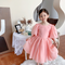 Vestido Princesa Estilo Occidental para Niñas con Mangas Abullonadas