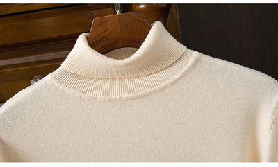 Suéter Cuello Alto para Hombre Otoño Invierno - Abrigo Interior Versátil - Image 38