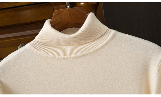 Suéter Cuello Alto para Hombre Otoño Invierno - Abrigo Interior Versátil - Image 38