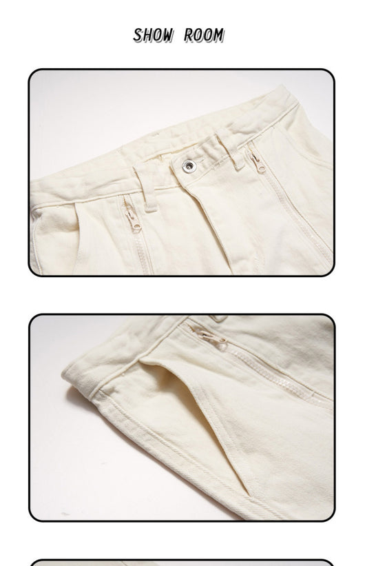 Overol Hombre Diseño Europeo Americano con Cierre y Costura Decorativa - Image 6