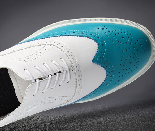 Zapatos de Golf Impermeables Estilo Británico con Suela Antideslizante para Hombre - Image 5