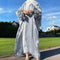 Cardigan Elegante con Mangas Abullonadas - Estilo Europeo Sofisticado
