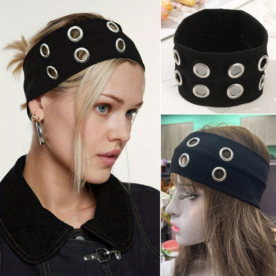 Diadema Vintage de Metal Calado con Cinta Elástica - Image 13