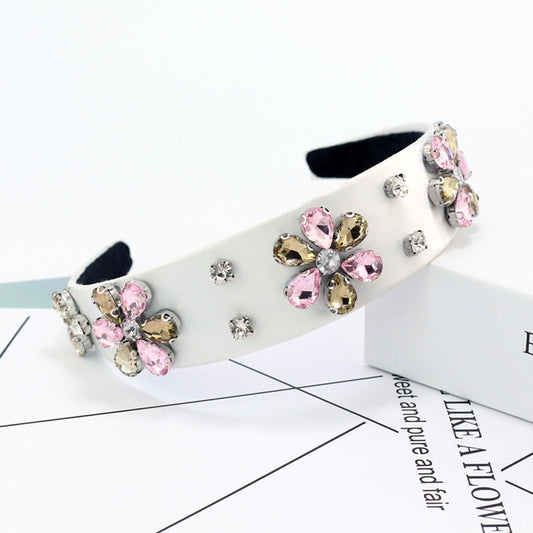 Diadema Completa de Rhinestones Borde Día - Image 2
