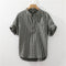 Camisa Rayada Estilo Japonés para Hombre