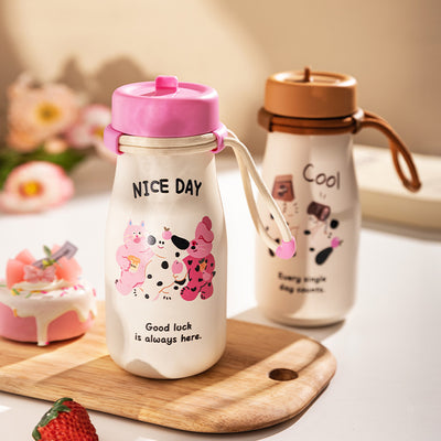 Vaso Térmico Portátil de Gran Capacidad con Pajilla para Mujeres - Image 3