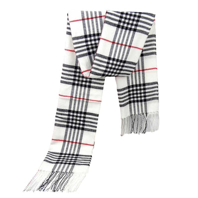 Bufanda Reversible a Cuadros para Hombre - Estilo Versátil - Image 11