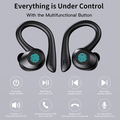 Auriculares Bluetooth Mini con Control Táctil - Modelo Privado - Image 2