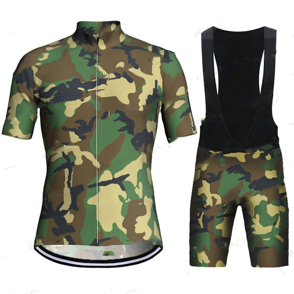 Conjunto de Ciclismo de Verano con Pechera Manga Corta
