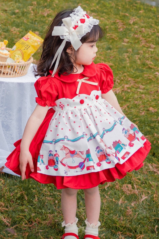 Vestido Vintage Princesa Lolita para Niñas - Image 3
