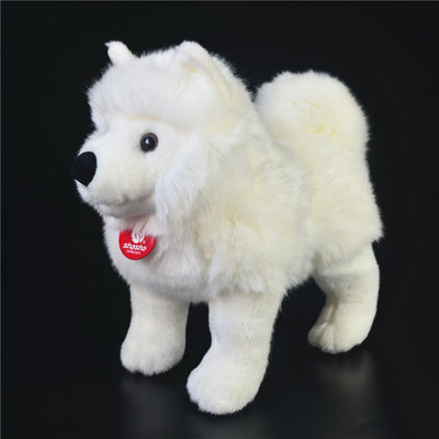 Peluche Samoyedo Realista - Juguete Animal de Simulación - Image 7