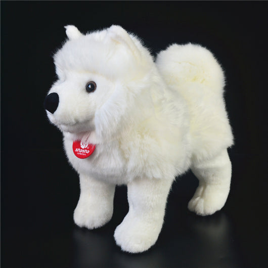 Peluche Samoyedo Realista - Juguete Animal de Simulación - Image 7