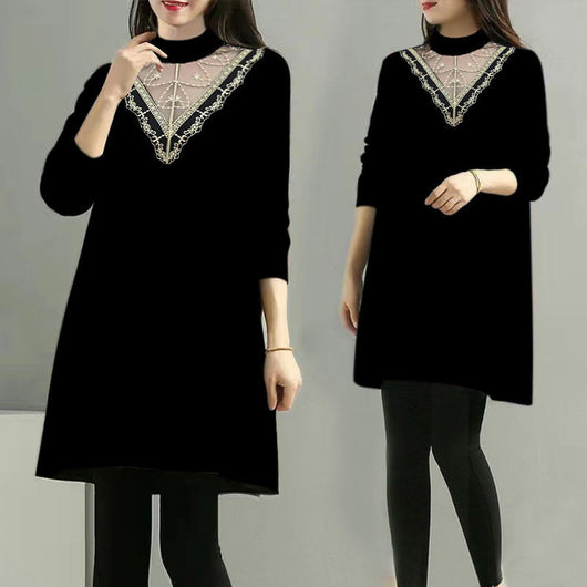 Blusa Suelta Talla Grande para Madres Modernas - Image 5