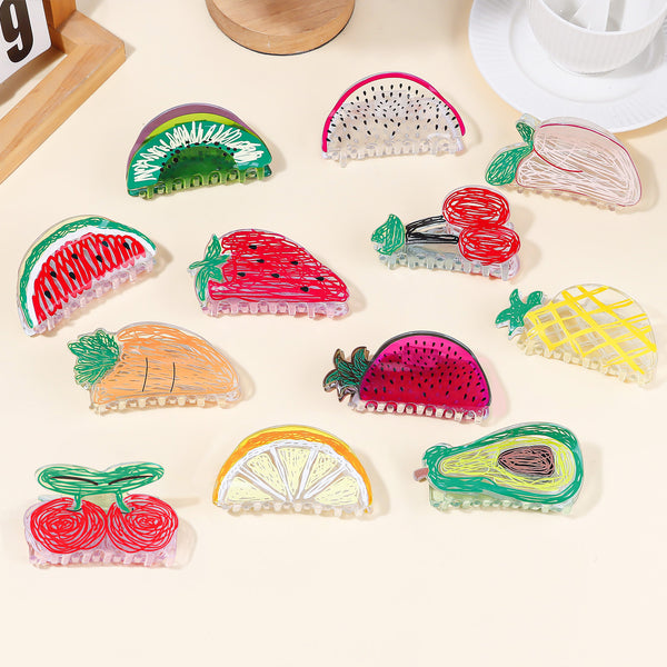 Agarre Transparente para Frutas - Diseño Creativo Coreano