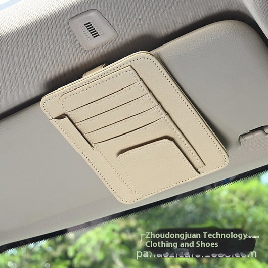 Organizador Solar para Auto con Clip de Almacenamiento - Image 7