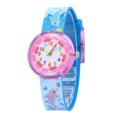 Reloj Infantil de Silicona Transparente con Diseños Adorables - Image 11