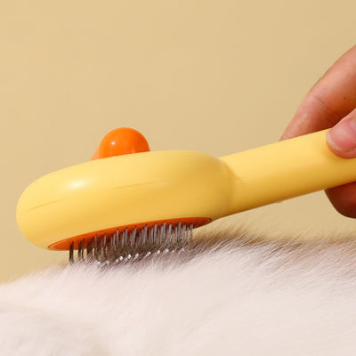 Peine Deslanador de Pato Amarillo para Gatos y Perros - Image 4