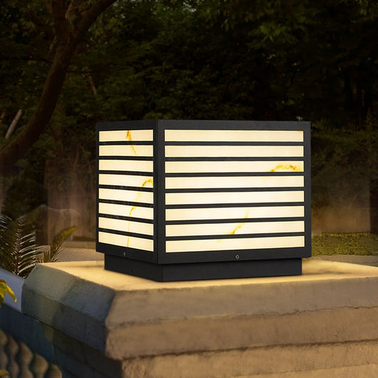 Lámpara Solar de Pedestal para Jardín - Resistente al Agua - Image 2