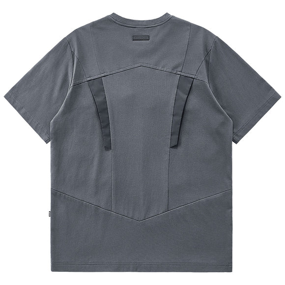Playera Deportiva Reflectante con Detalles de Contraste