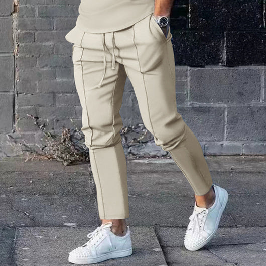 Pantalones Deportivos Casuales Estilo Europeo y Americano para Hombre - Image 10