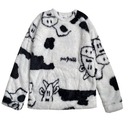 Chaqueta de Lana Polar Suave para Parejas - Diseño Holgado y Cómodo - Image 5