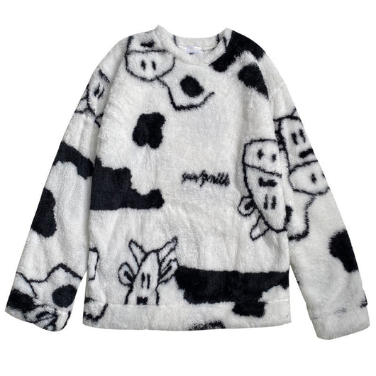 Chaqueta de Lana Polar Suave para Parejas - Diseño Holgado y Cómodo - Image 5