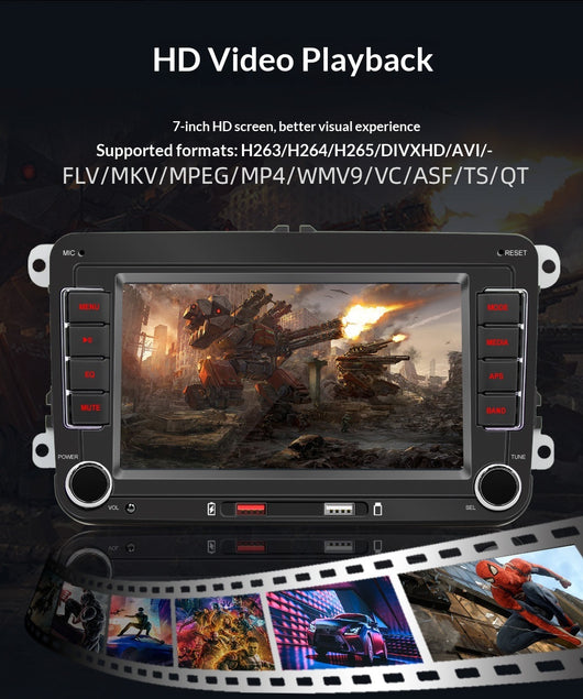 Reproductor Multimedia MP5 para Auto con Pantalla Táctil HD de 7 Pulgadas y Bluetooth - Image 21