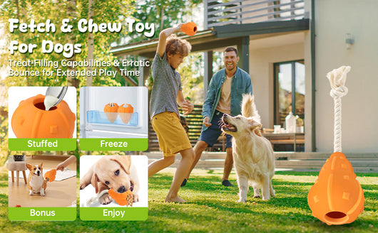 Juguete Rellenable para Perros con Dispensador de Premios - Image 10