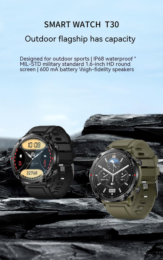 Reloj Inteligente Deportivo con Pantalla Grande HD - Monitor de Frecuencia Cardíaca y Presión Arterial - Image 12