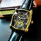 Reloj Mecánico Automático Hombre Esfera Grande Cuadrada