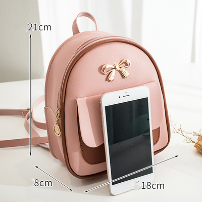 Mochila Casual para Mujer con Bolsillo Frontal Contrastado - Image 10