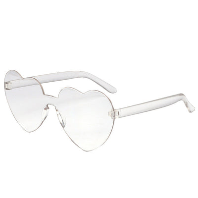 Gafas de Sol Una Pieza Corazón Océano - Diseño Personalidad Femenino - Image 33