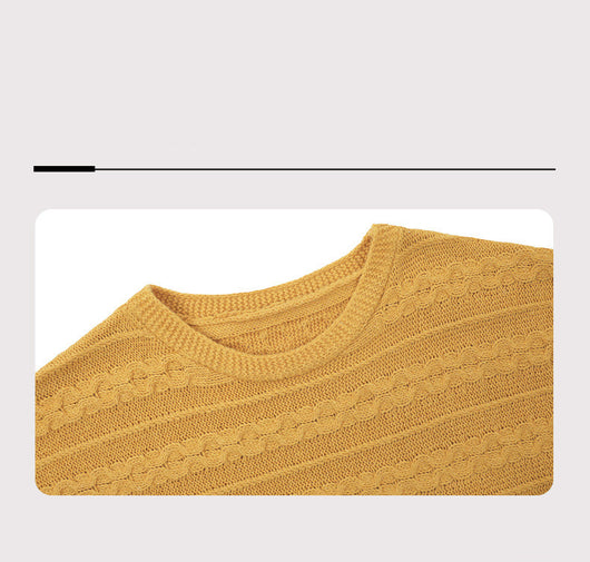 Suéter Mujer Cuello Redondo Tejido Trenzado - Image 14